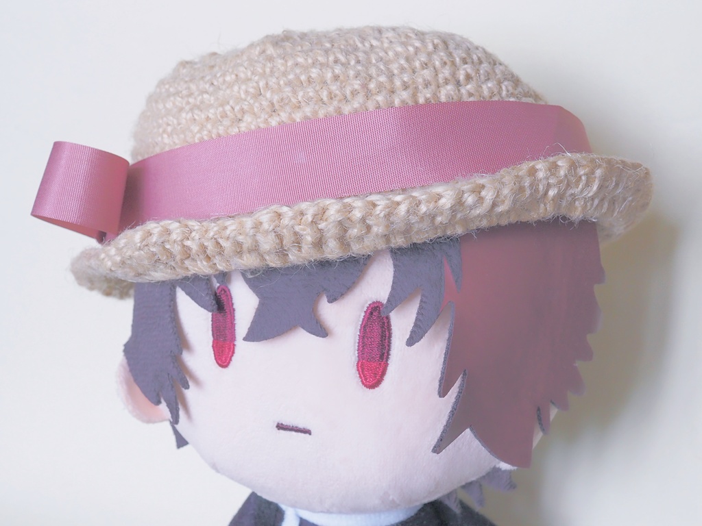 おりぼん麦わら帽子(わんぱくさん等約30cm〜