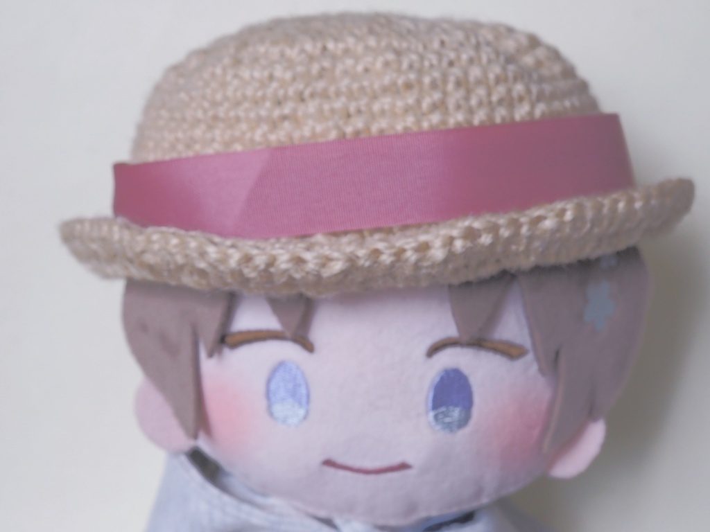 おりぼん麦わら帽子(わんぱくさん等約30cm〜