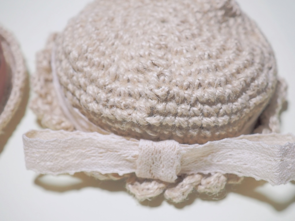 おりぼん麦わら帽子(わんぱくさん等約30cm〜