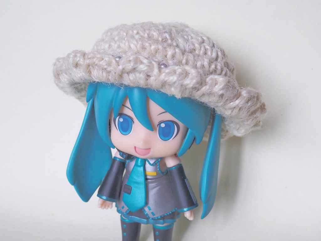 おりぼん麦わら帽子(ねんどろ等約〜17cm)