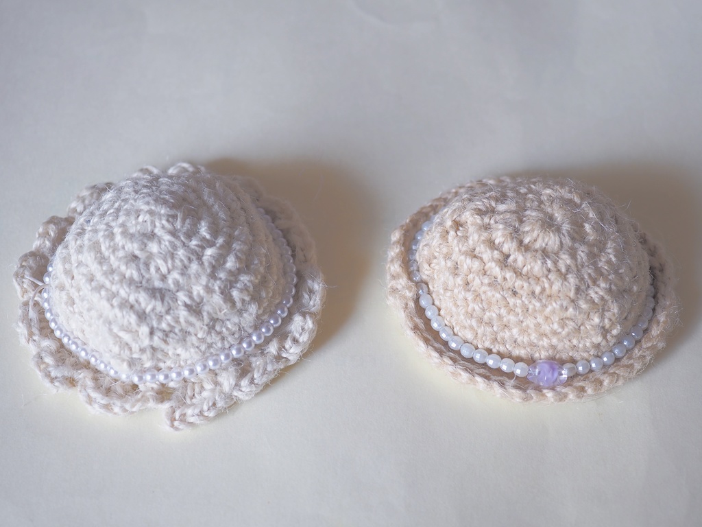 おりぼん麦わら帽子(ねんどろ等約〜17cm)