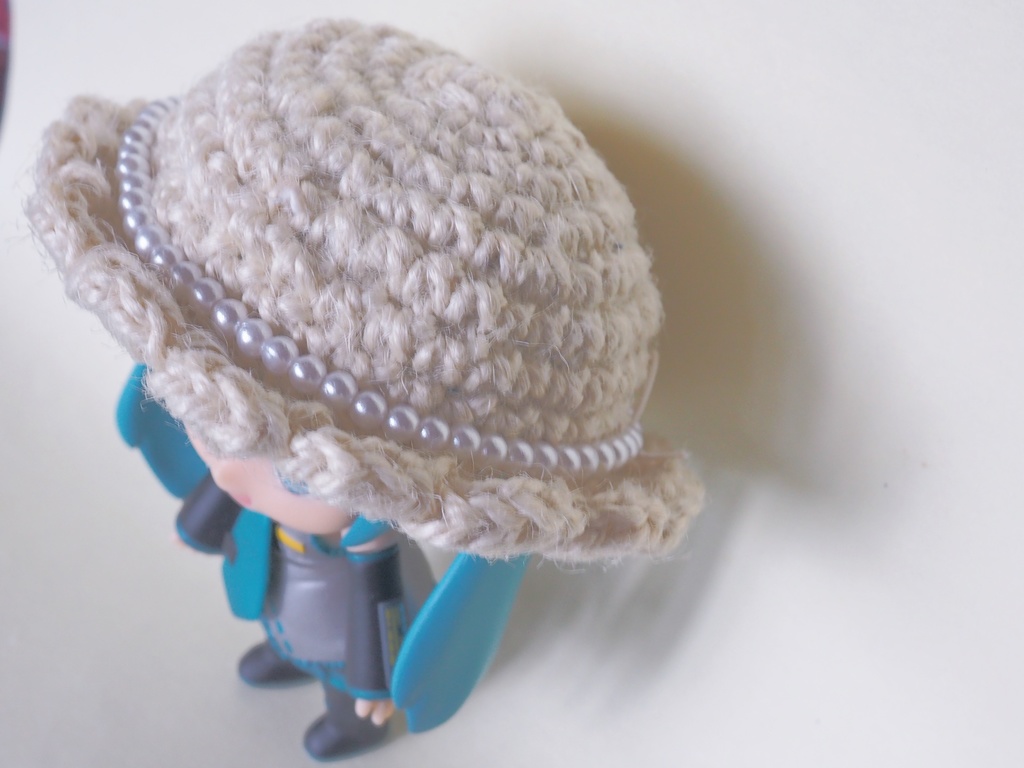 おりぼん麦わら帽子(ねんどろ等約〜17cm)