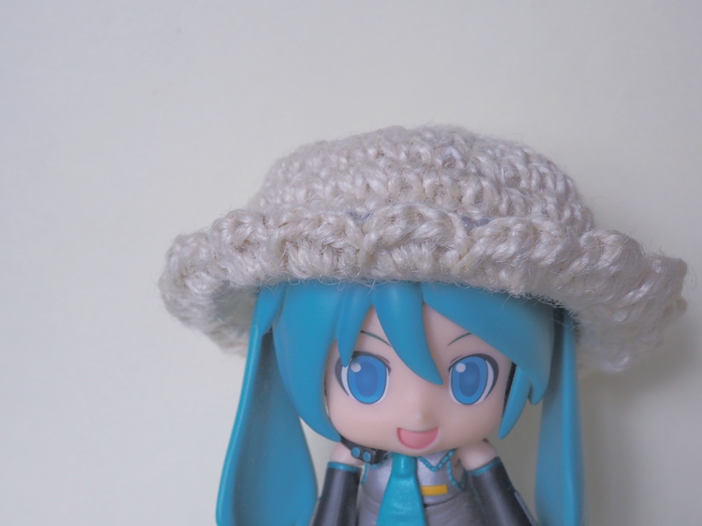 おりぼん麦わら帽子(ねんどろ等約〜17cm)