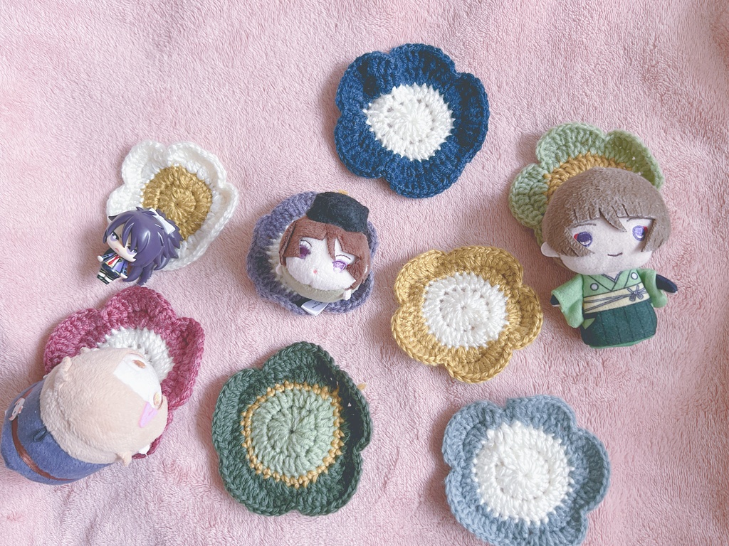 小さなおはなのラグ🌼