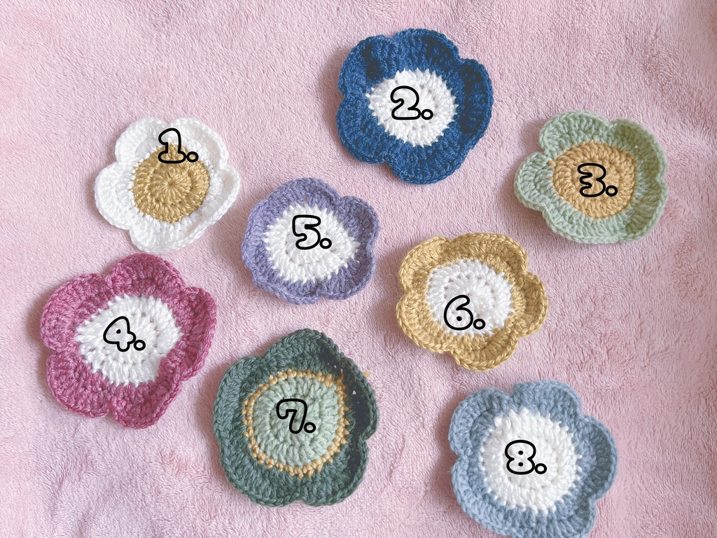 小さなおはなのラグ🌼