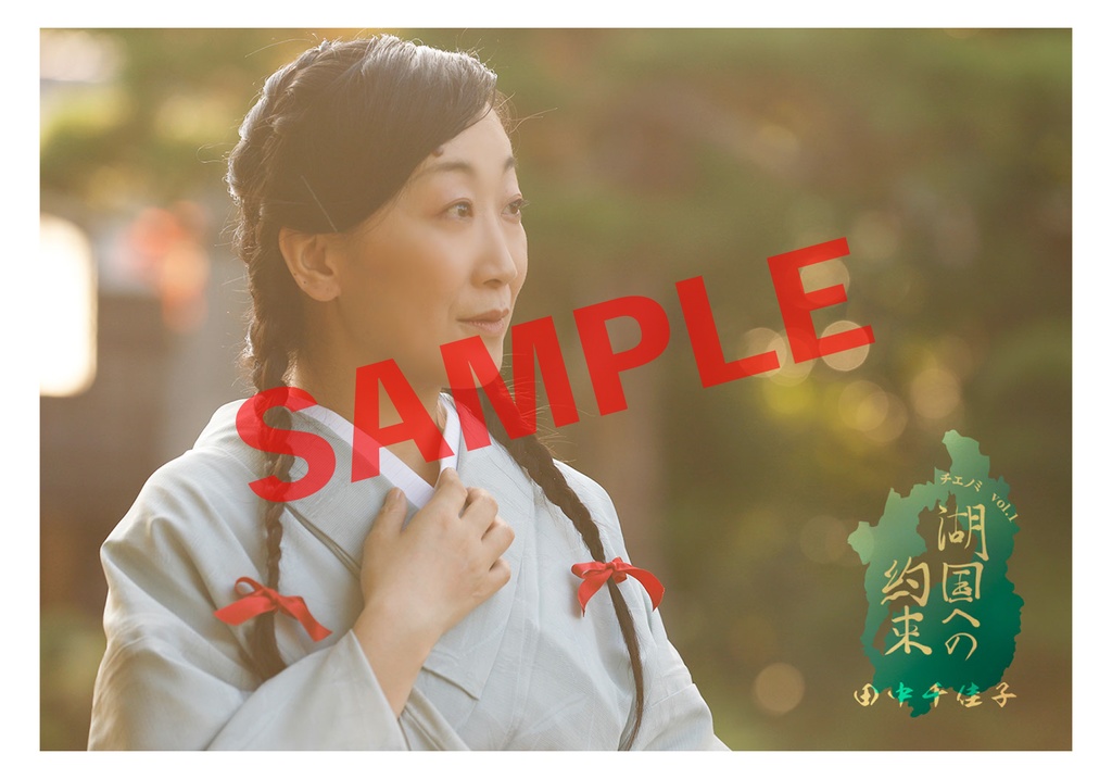 田中千佳子ブロマイド／『湖国への約束』