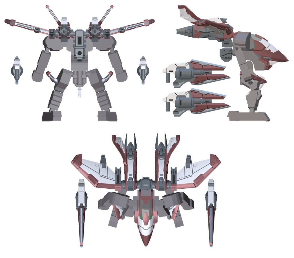 【3D出力プリンター出力品】V-フライトユニット