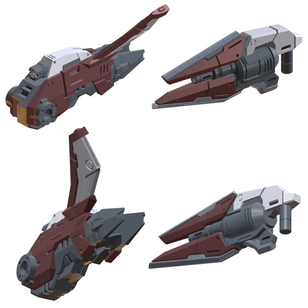 【3D出力プリンター出力品】V-フライトユニット