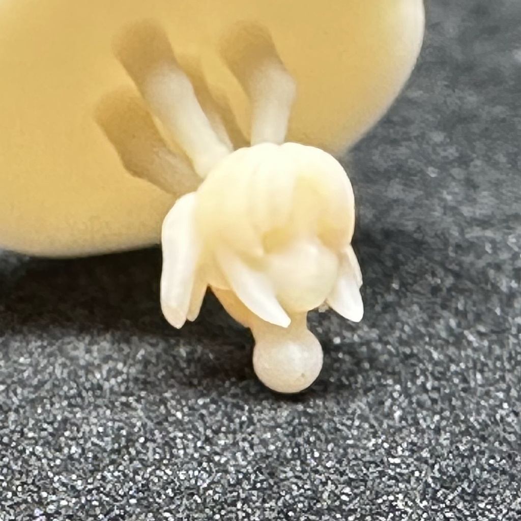 【3Dプリンター出力品】カスタム頭部パーツ 女性 ピッグテール