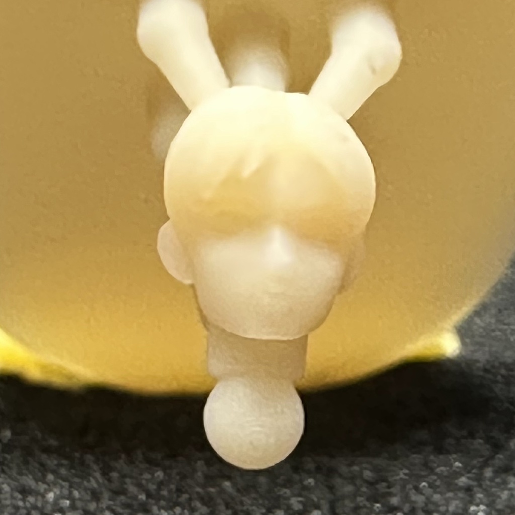 【3Dプリンター出力品】カスタム頭部パーツ 男性 若者A 七三分け