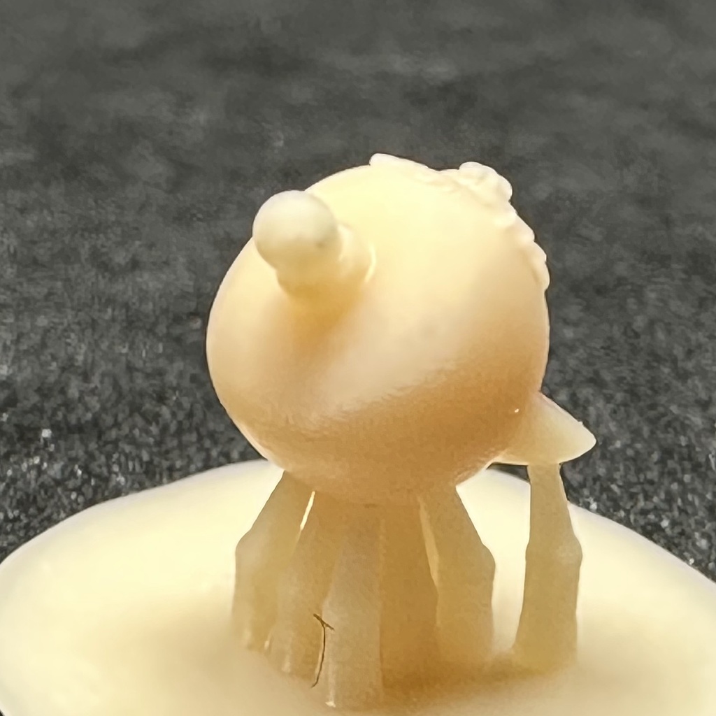 【3Dプリンター出力品】カスタム頭部パーツ 男性 ネコヘッド