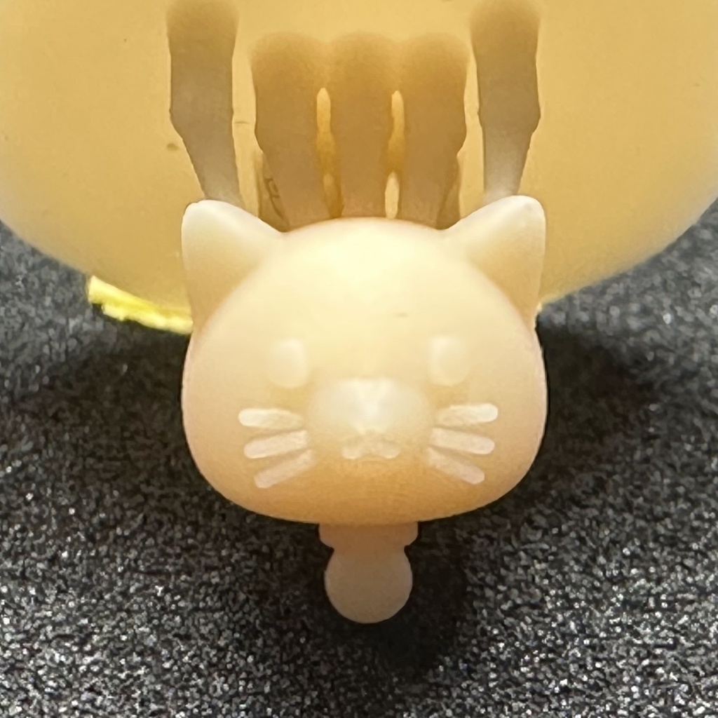 【3Dプリンター出力品】カスタム頭部パーツ 男性 ネコヘッド