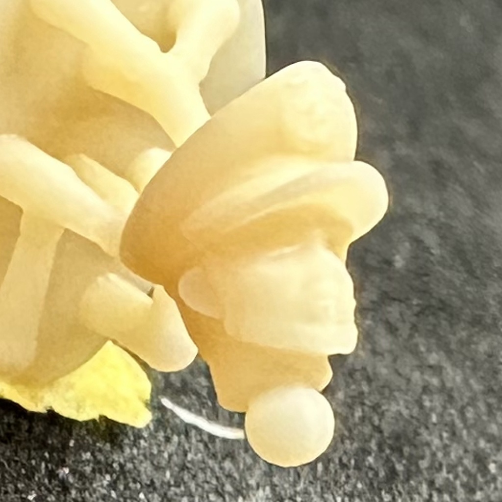 【3Dプリンター出力品】カスタム頭部パーツ 男性 中年 艦長