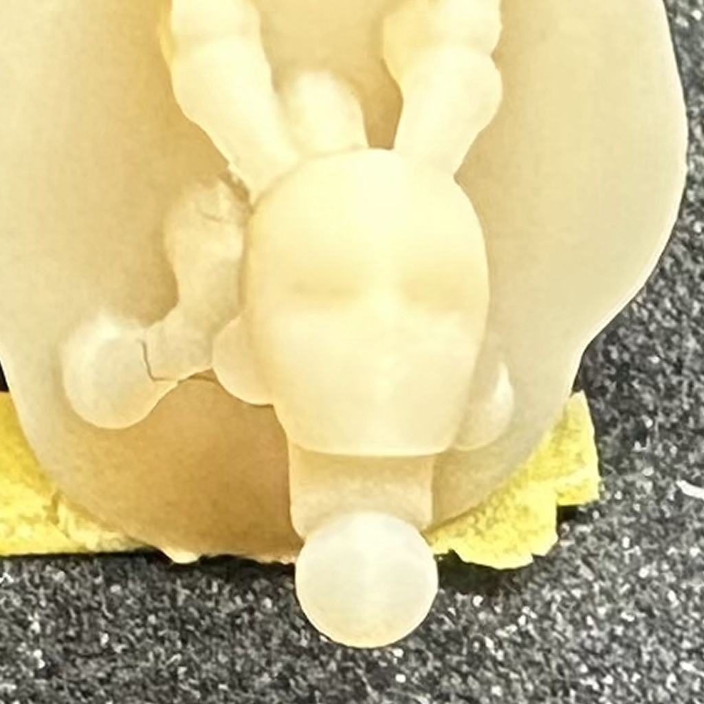 【3Dプリンター出力品】カスタム頭部パーツ 男性セット1(8種)