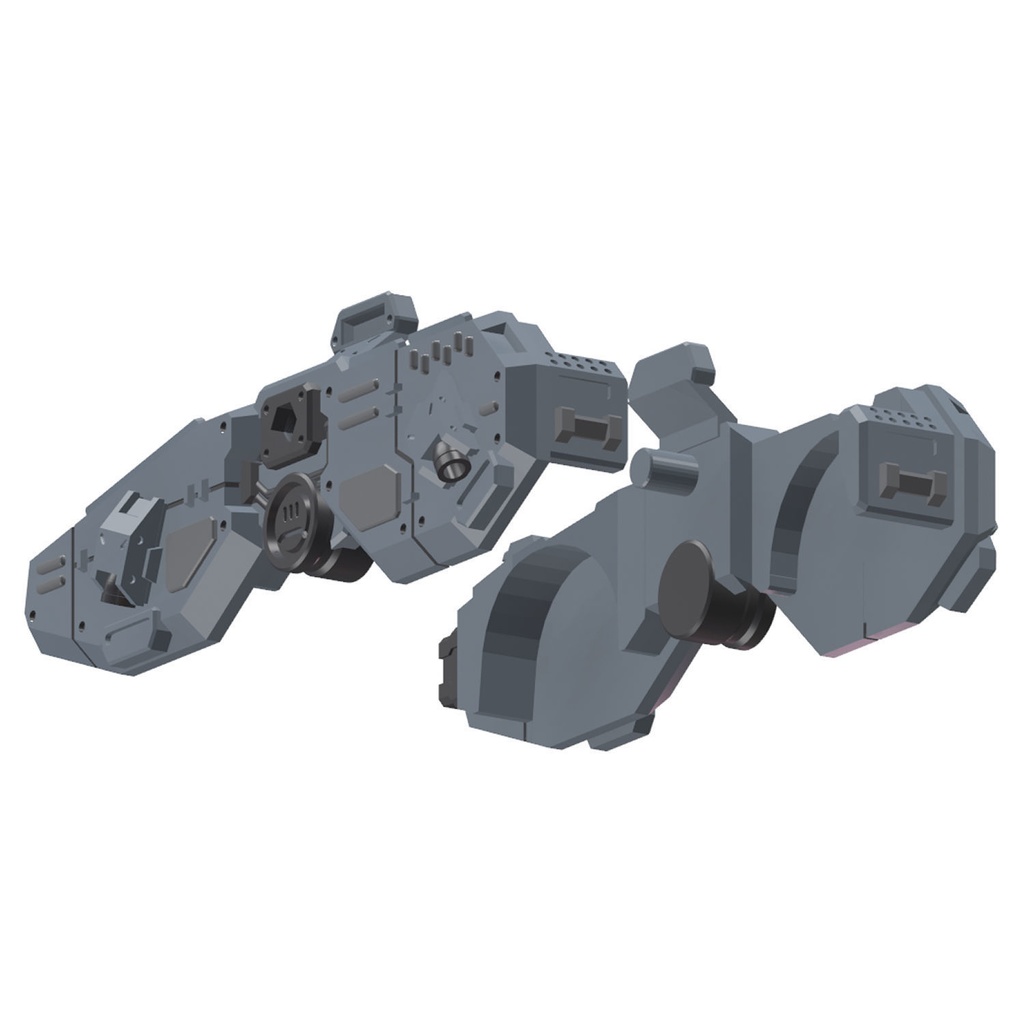 【3Dプリンター出力品】車両強化パーツ・強行ユニット 装甲のみ