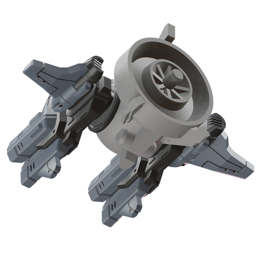 【3Dプリンター出力品】強化パーツ・ミサイリアーウィングユニット