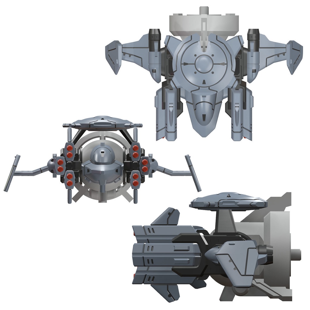 【3Dプリンター出力品】強化パーツ・フォートレスウィングユニット