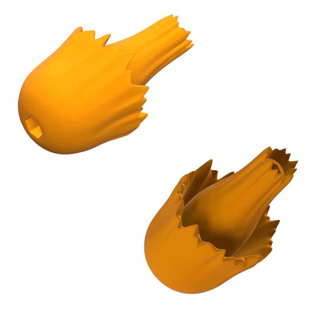 【3Dプリンター出力品】噴射炎エフェクト