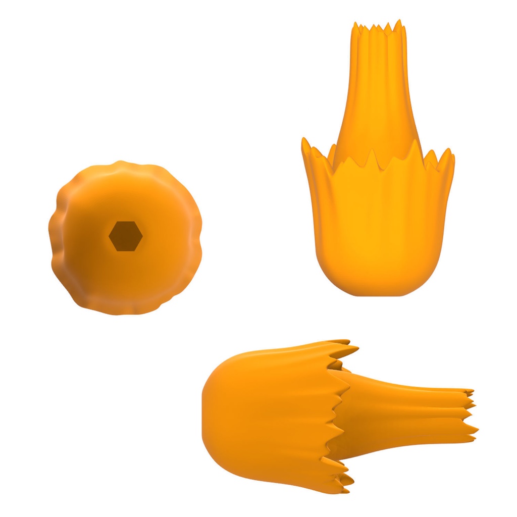 【3Dプリンター出力品】噴射炎エフェクト