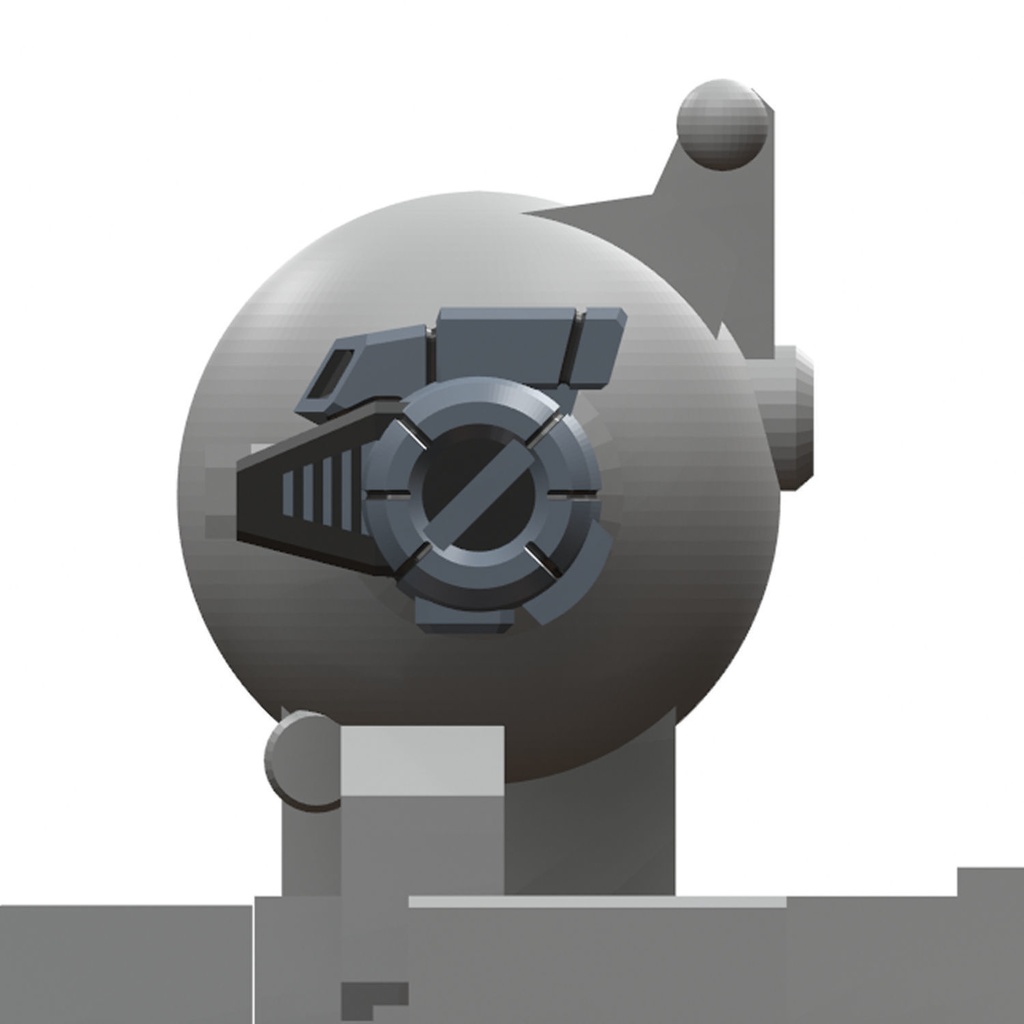 【3Dプリンター出力品】ビートユニット:頭部サイドパーツ5種セット