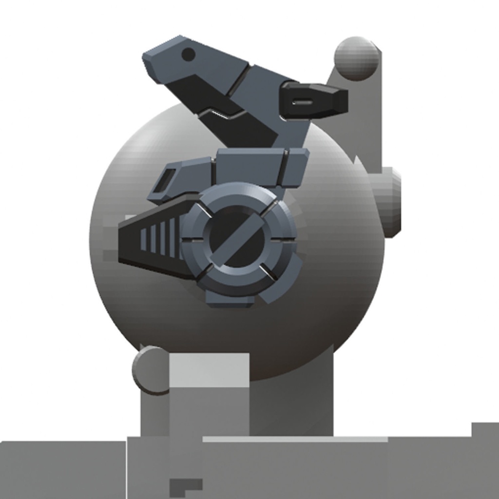 【3Dプリンター出力品】ビートユニット:頭部サイドパーツ5種セット