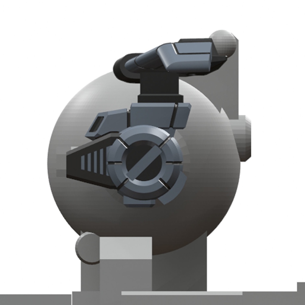 【3Dプリンター出力品】ビートユニット:頭部サイドパーツ5種セット
