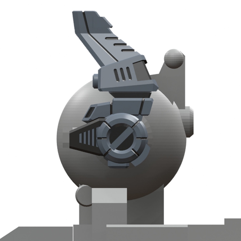 【3Dプリンター出力品】ビートユニット:頭部サイドパーツ5種セット