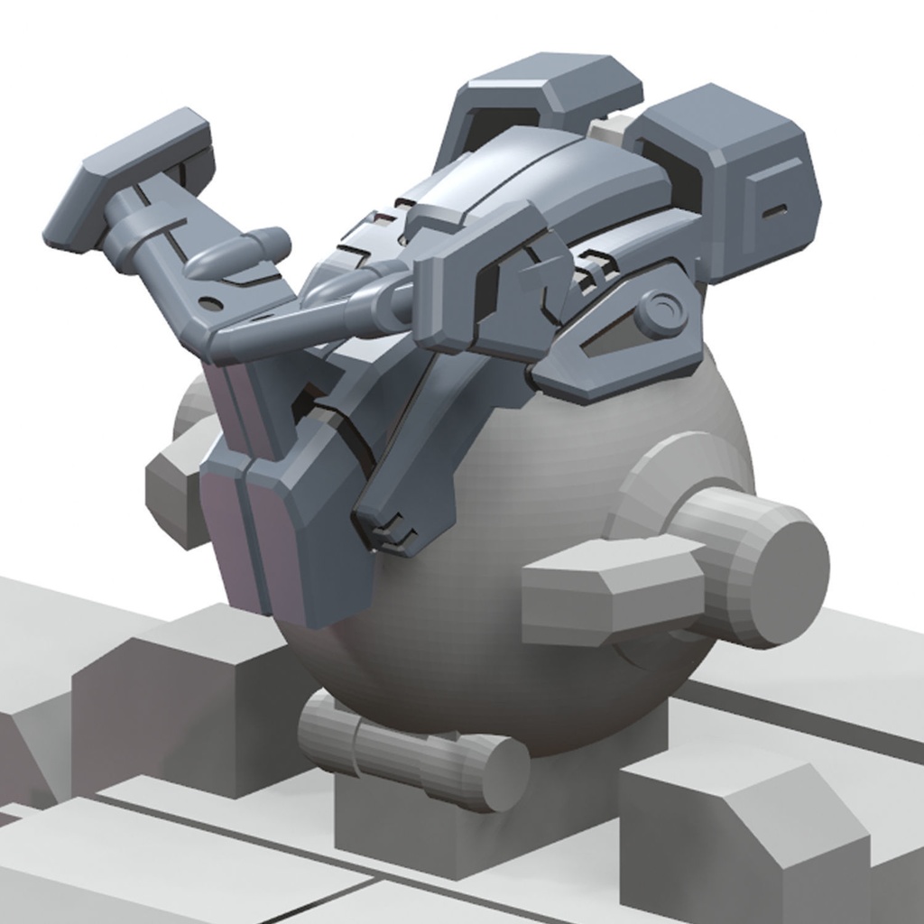 【3Dプリンター出力品】ビートユニット:頭頂部パーツセット