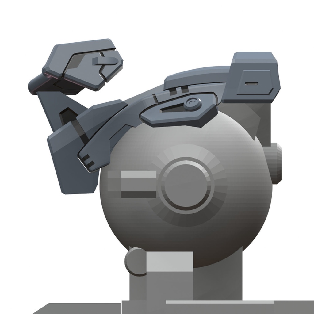 【3Dプリンター出力品】ビートユニット:頭頂部パーツセット