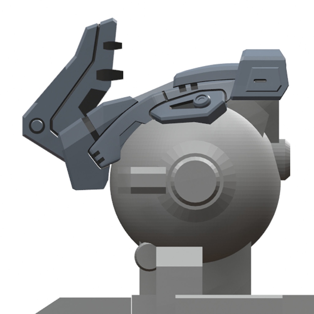 【3Dプリンター出力品】ビートユニット:頭頂部パーツセット