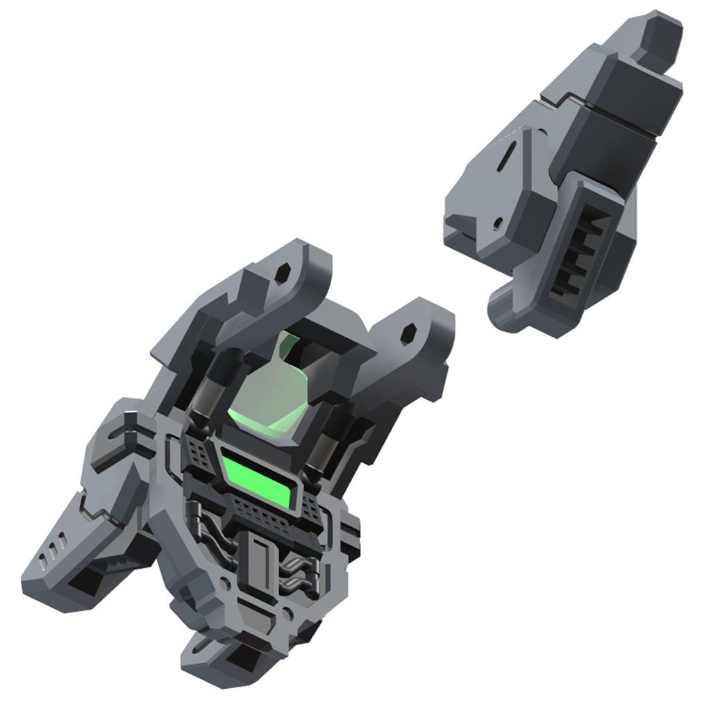 【3Dプリンター出力品】強化パーツ・タイプSLD(スライダー)胴体パーツのみ