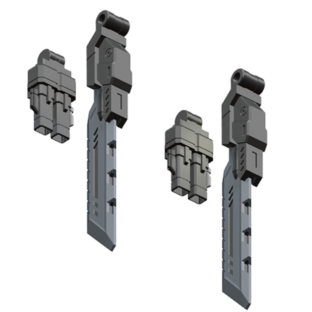 【3Dプリンター出力品】強化パーツ・ビートユニット 腕部武器のみ