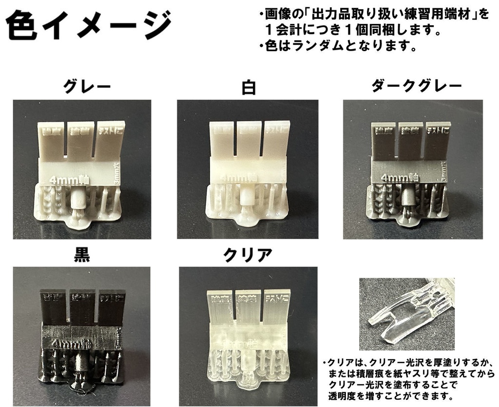 【3Dプリンター出力品】エアロインターセプトユニット ガンポッド、ライフルパーツ