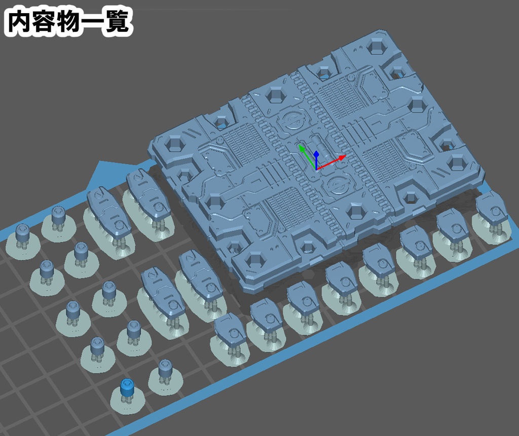 【3Dプリンター出力品】連結ハンガースタンド