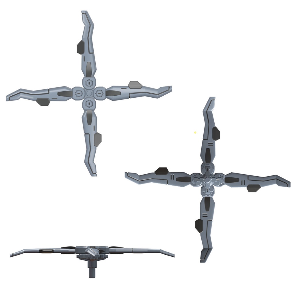 【3Dプリンター出力品】アタックヘリユニット・ローターのみ(特殊形状)