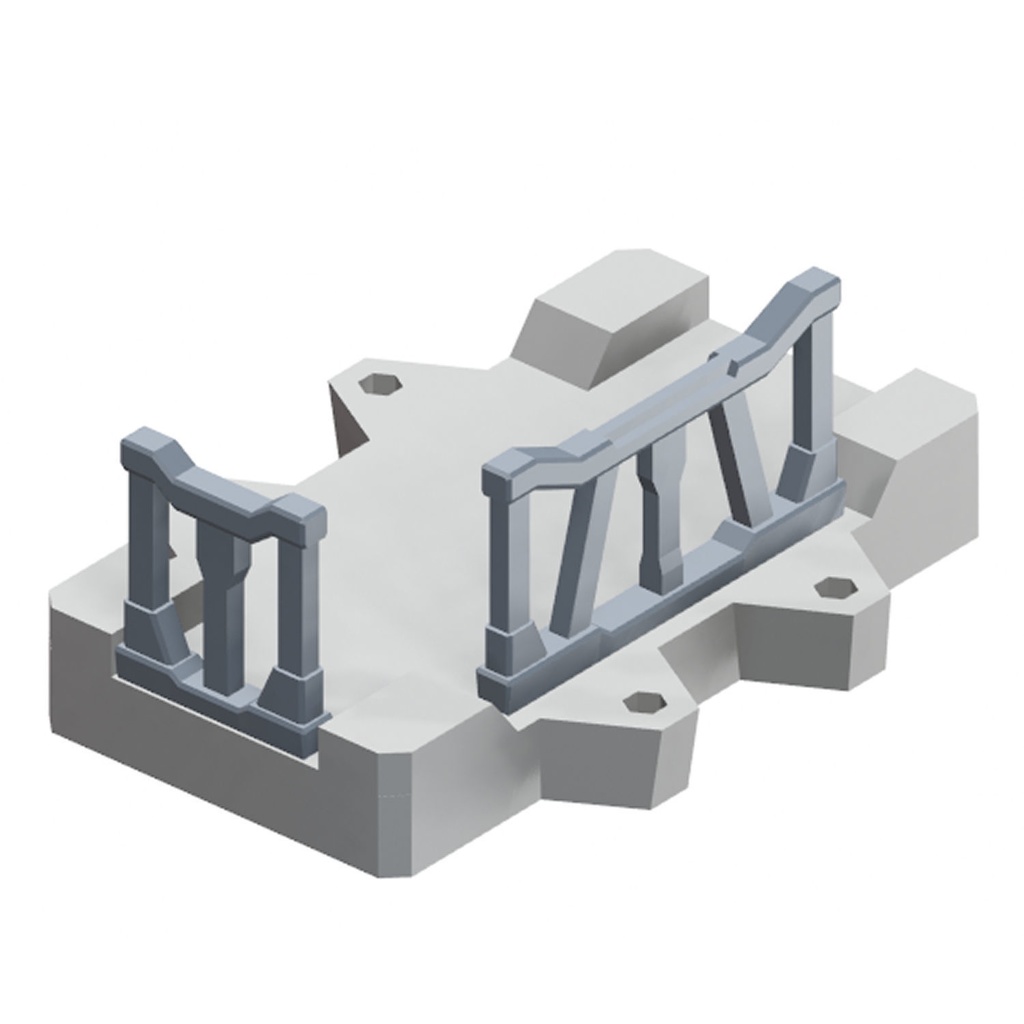 【3Dプリンター出力品】基地アペンドパーツ 柵パーツ