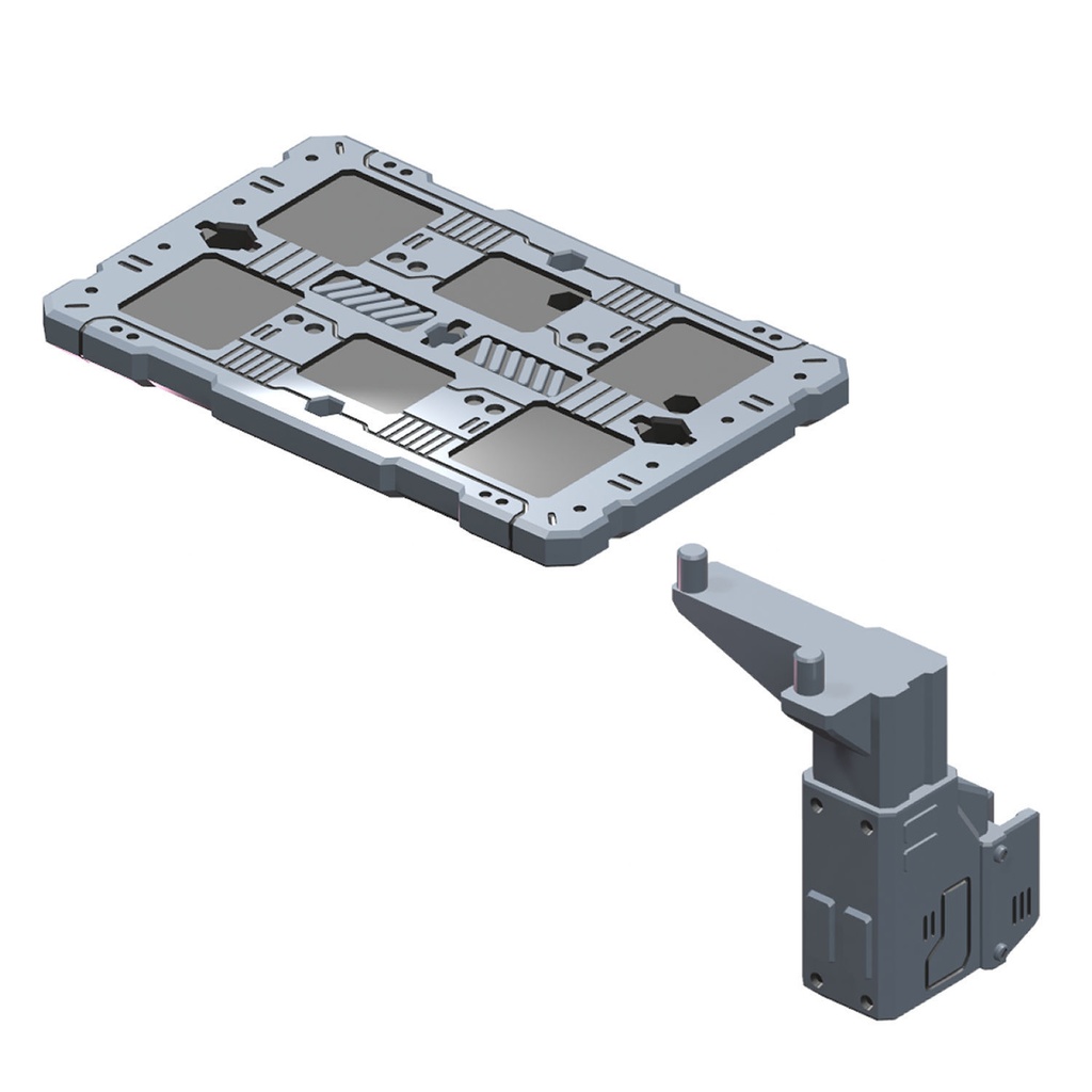 【3Dプリンター出力品】基地アペンドパーツ リフト(中型)