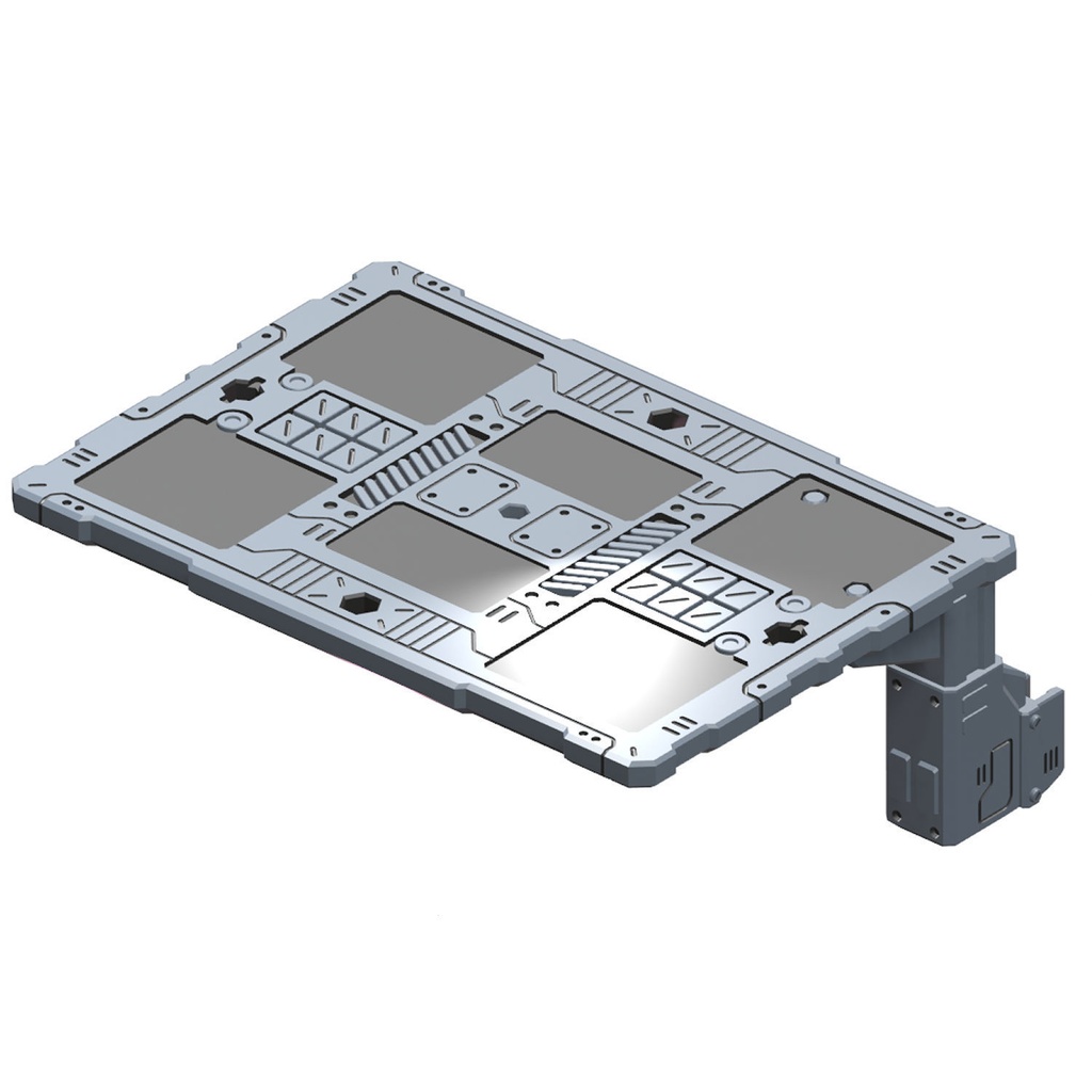 【3Dプリンター出力品】基地アペンドパーツ　リフト（大型・右用）