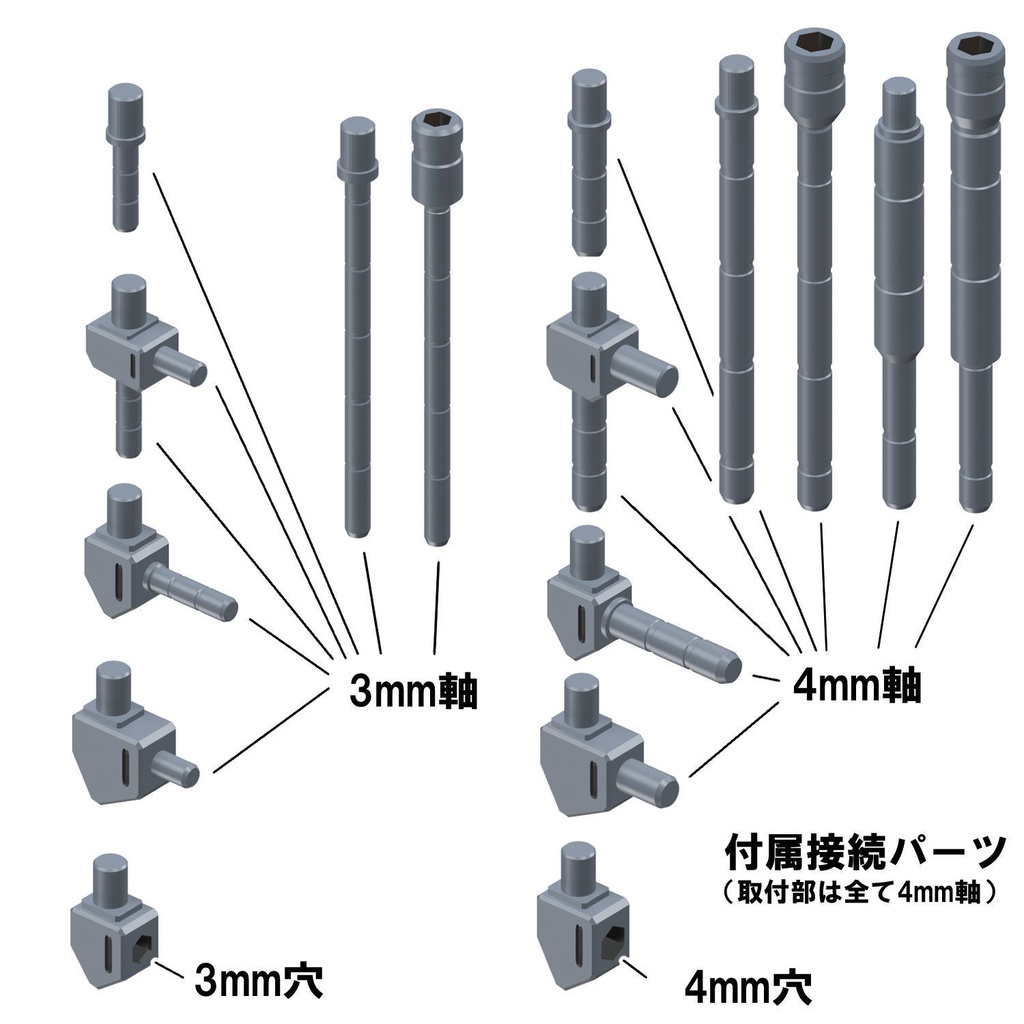 【3Dプリンター出力品】スラストアックスBF