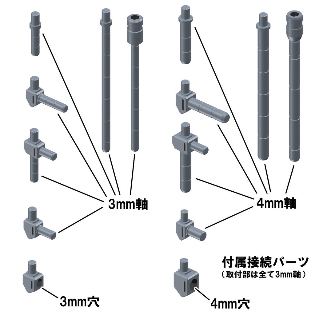 【3Dプリンター出力品】スラストアックスTM