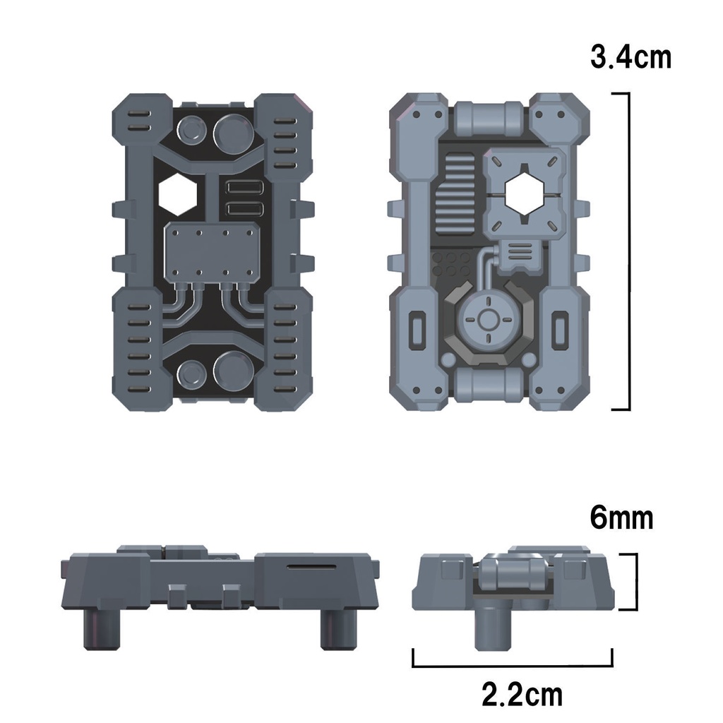 【3Dプリンター出力品】オフセットアダプター