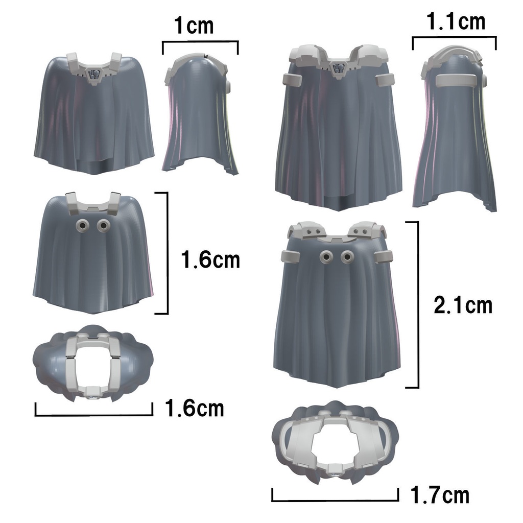 【3Dプリンター出力品】プロテクトマント(男性用)1