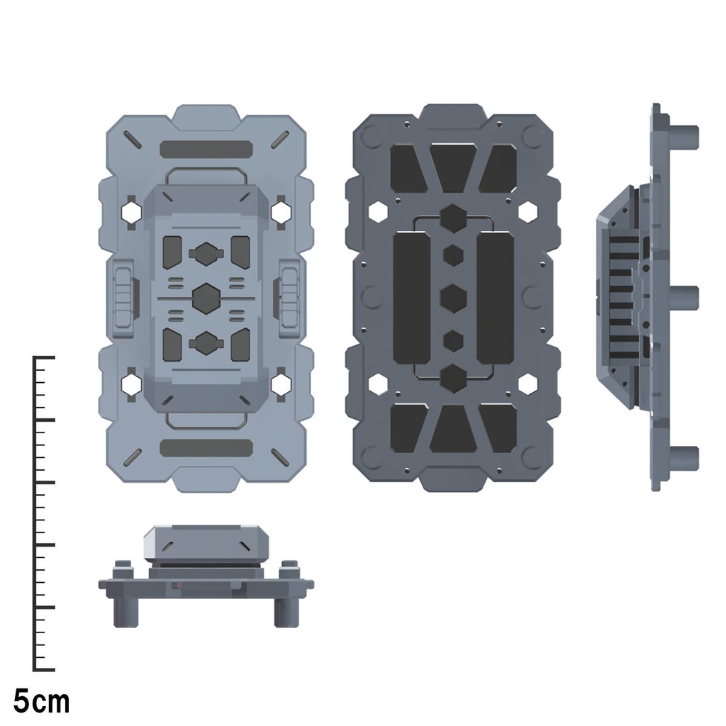 【3Dプリンター出力品】コンテナアダプターC(深型)