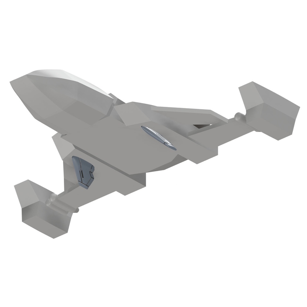 【3Dプリンター出力品】オプションウィングC　下部フィン