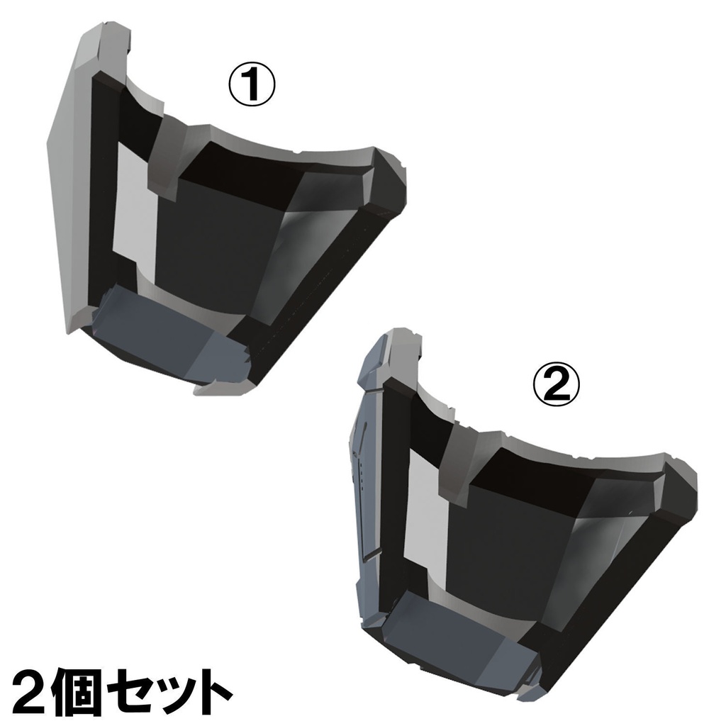 【3Dプリンター出力品】ラージマスクセットC