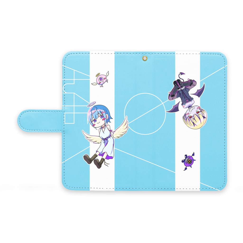 天使と悪魔のスマホケース