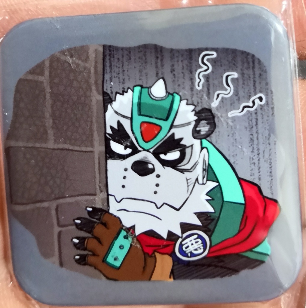 パンダーナイトLINEスタンプ缶バッジ