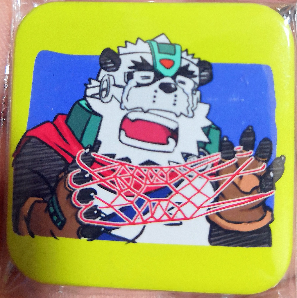 パンダーナイトLINEスタンプ缶バッジ