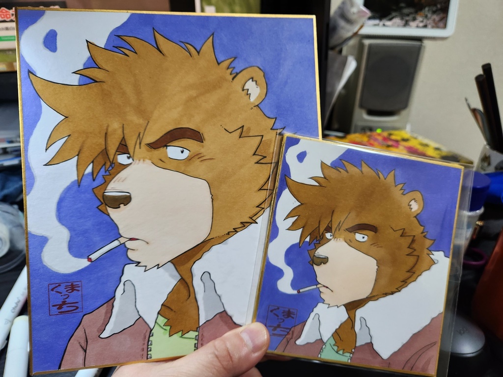 2024年新春けもケット10 『描き下ろし色紙』