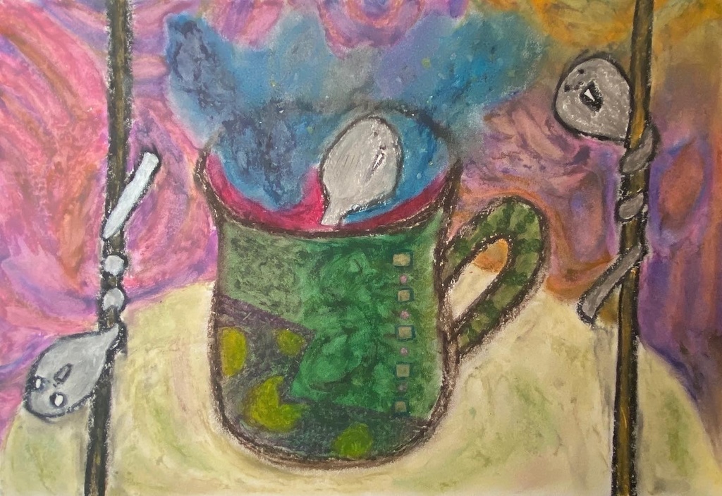 『スプーンのかみちゃま』(原画)